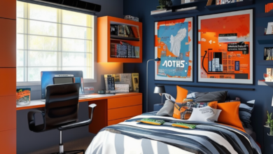 Bold and Creative: Teenage Boys Bedroom Design Ideas