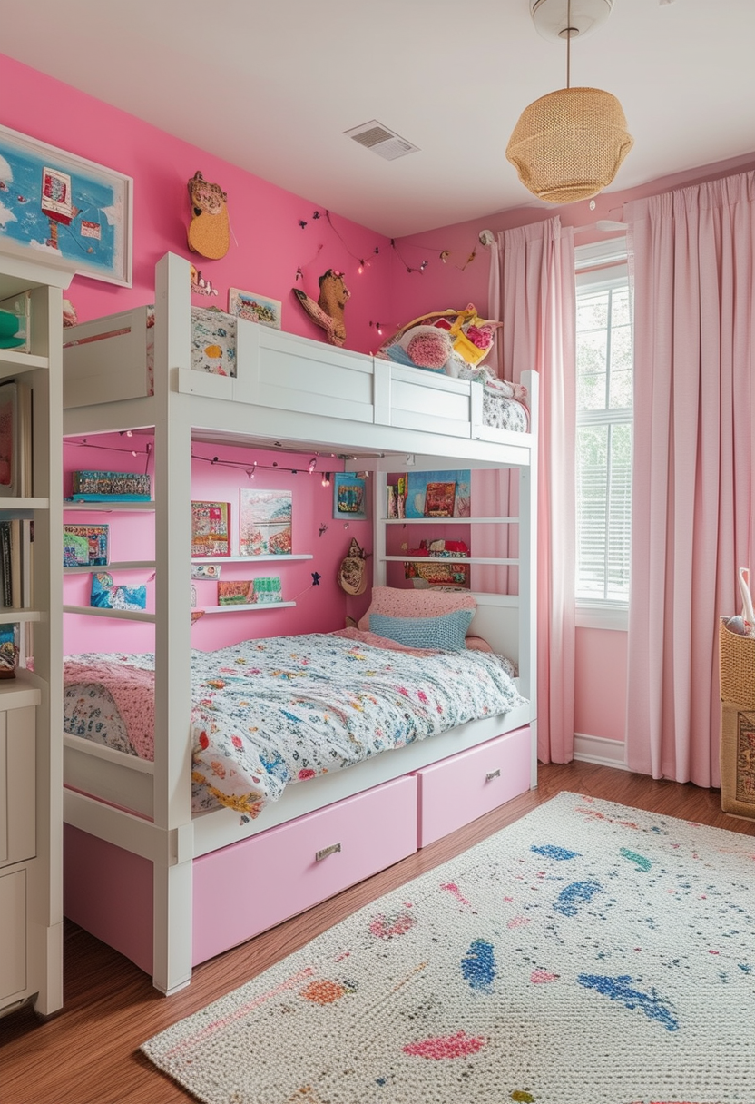 Bunk Bed Bliss: Kids’ Room Decor Ideas for Fun and Functionality