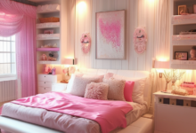 Chic Haven: Teen Girl’s Dream Bedroom Design