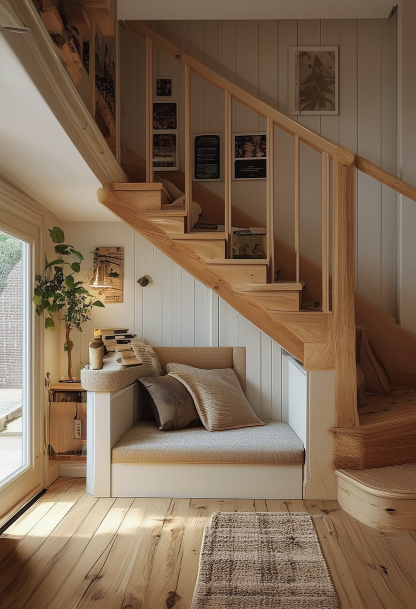 Cozy Hideaway: The Ultimate Under Stairs Reading Nook