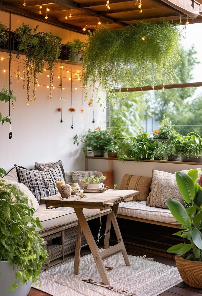 Creating a Cozy Oasis: Creative Small Balcony Design Ideas