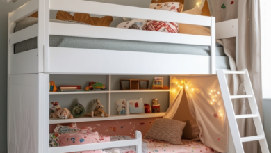 Creative Solutions for Kid’s Room with Bunk Bed