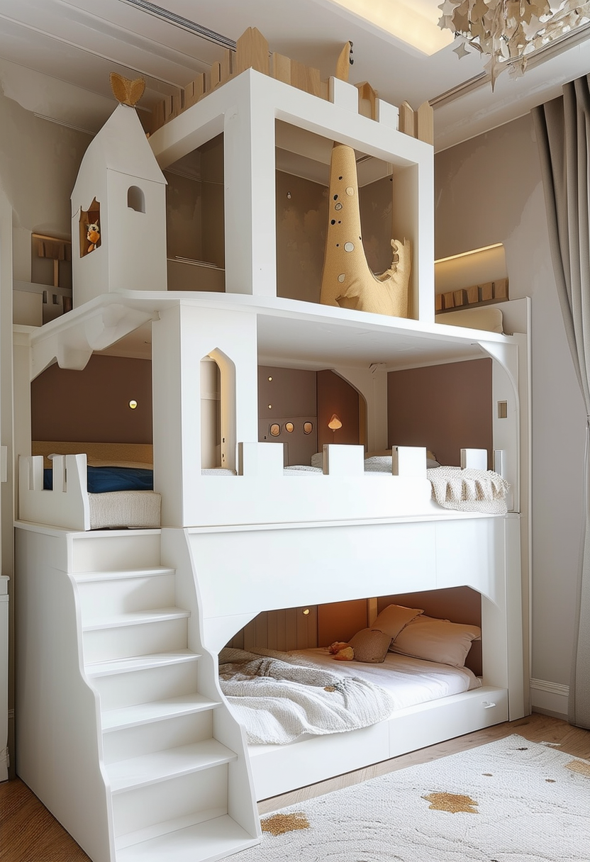 Dreamy Bunk Bed Designs for Kids’ Rooms