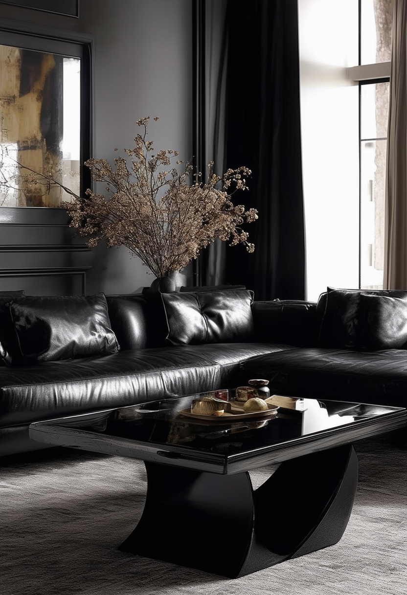 Embrace Elegance: The Timeless Allure of Black Living Room Furniture