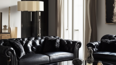 Embracing Elegance: The Allure of Black Living Room Furniture