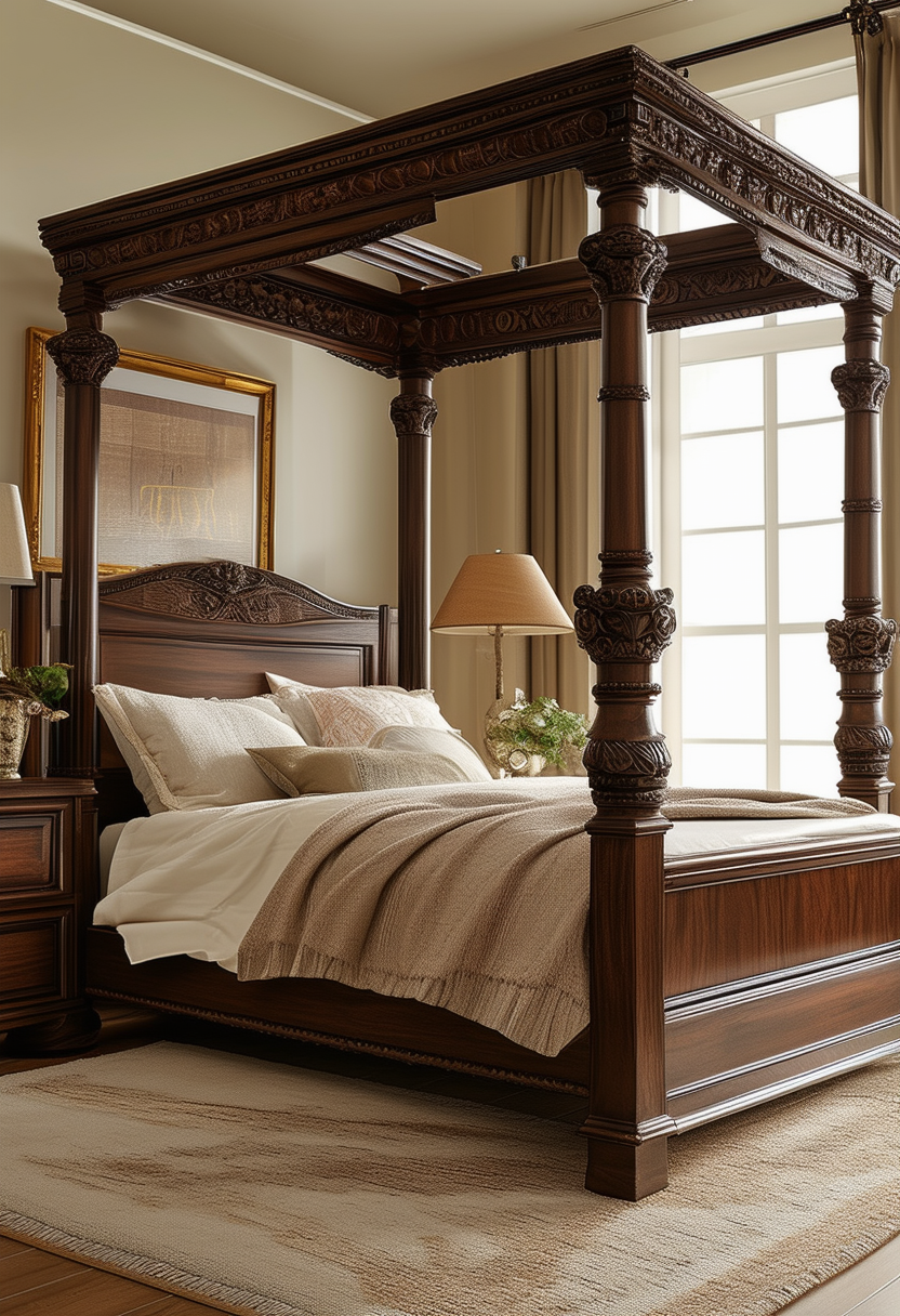 Embracing Elegance: The Timeless Allure of Wood Canopy Beds