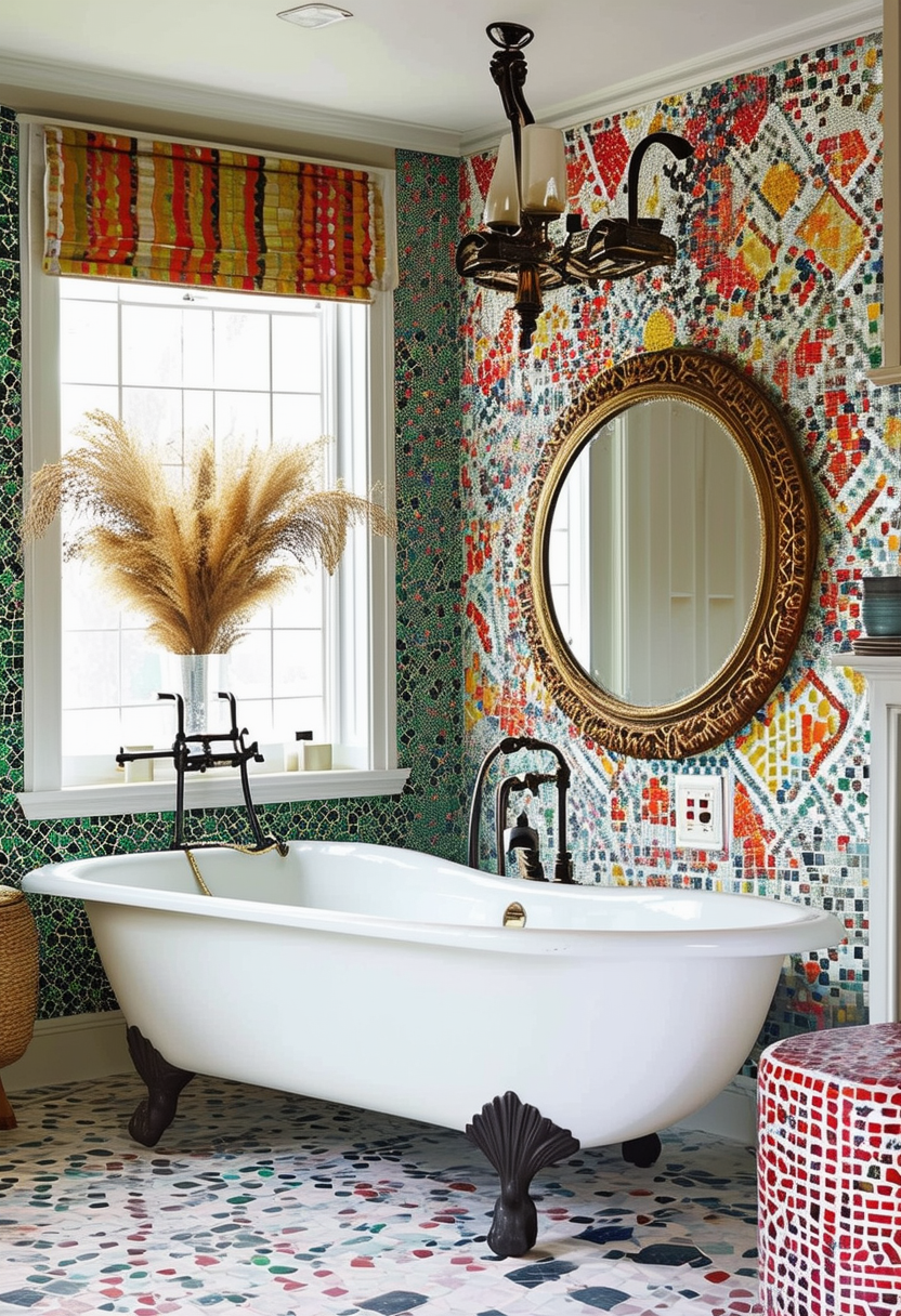 Embracing the Unconventional: The Charm of an Eclectic Bathroom