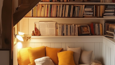 Enchanting Under-Stairs Reading Retreat