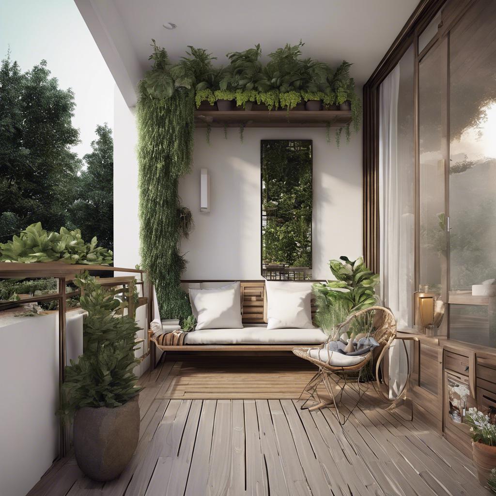 Bijou Balcony Bliss: Creative Ideas for Small Space Design