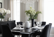 Monochrome Magic: The Timeless Elegance of Black and White Dining Room Furniture