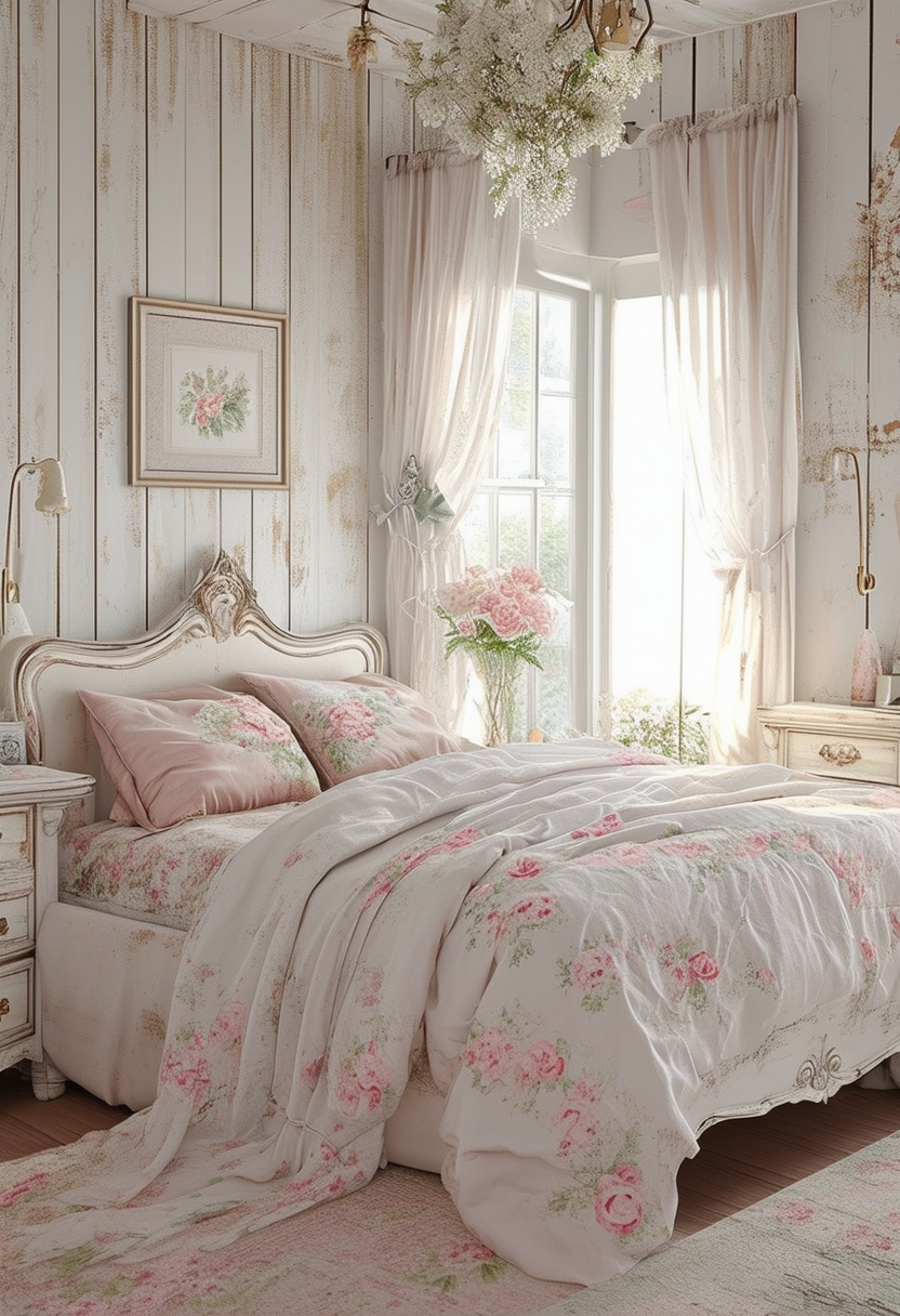 Revamp Your Space with Charming Shabby Chic Bedroom Design