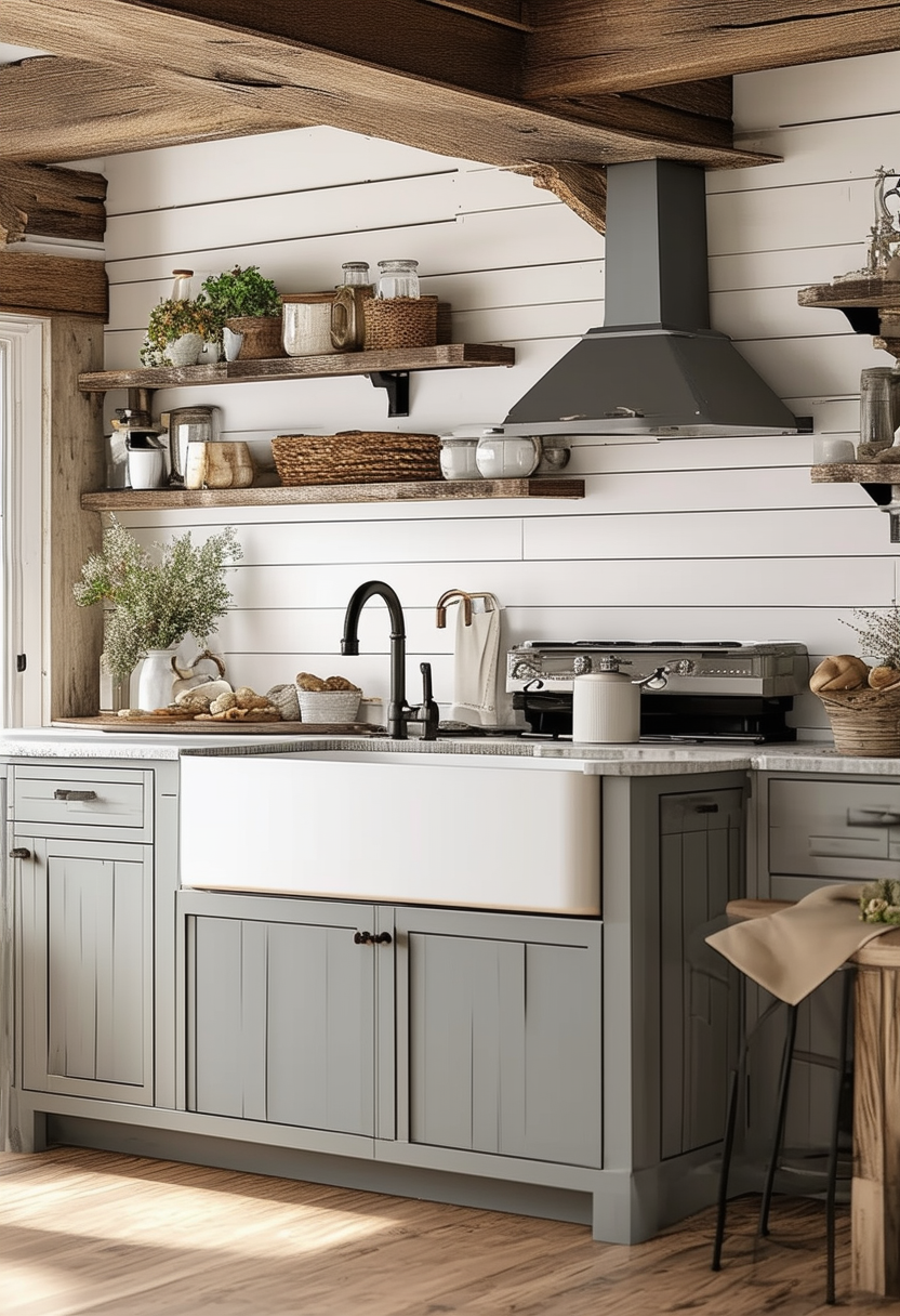 Rustic Chic: The Allure of Modern Farmhouse Kitchens