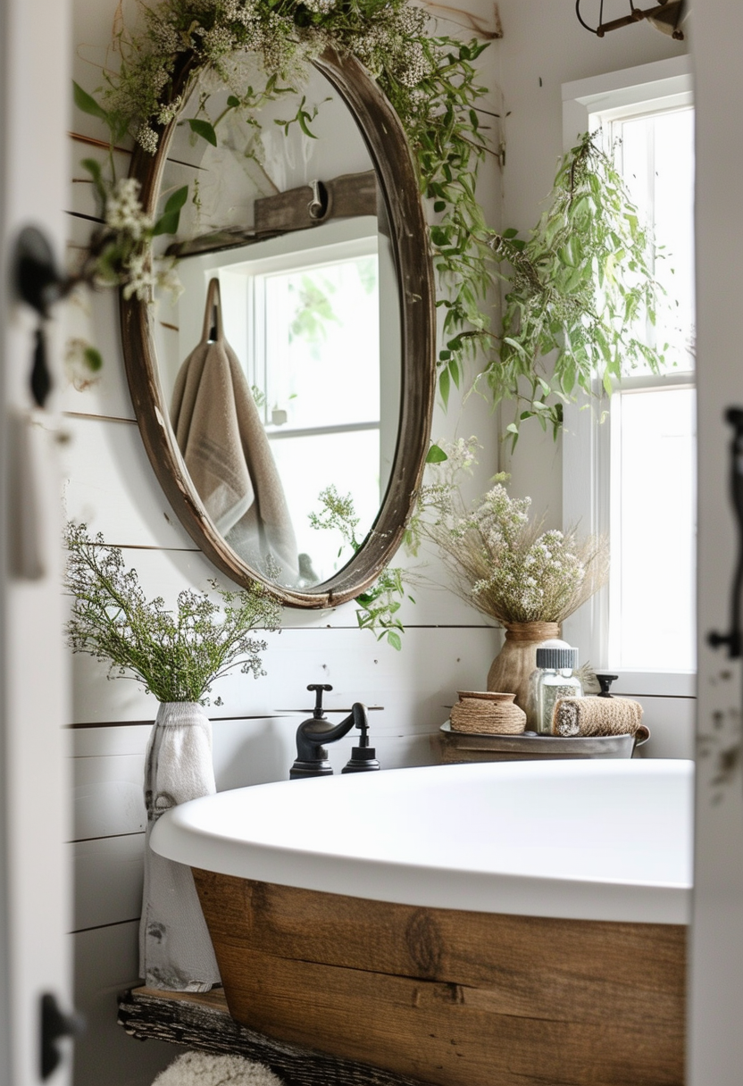 Rustic Elegance: Embracing Boho Farmhouse Style in Your Bathroom