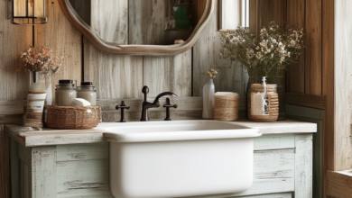 Rustic Oasis: Creating the Perfect Farmhouse Bathroom