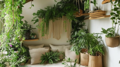Secret Garden: Transforming Under Stairs Space with Plants