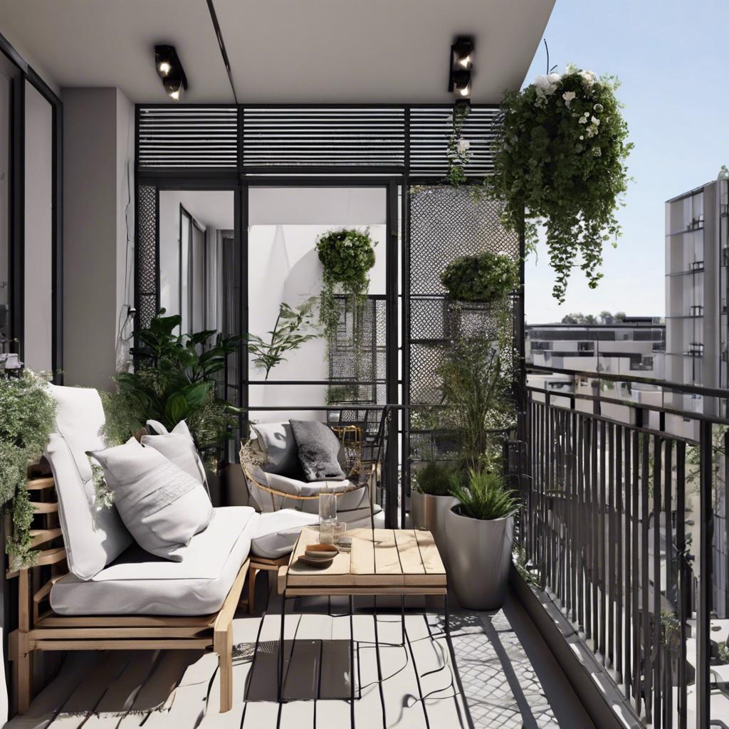 Compact Balcony Chic: Elevate Your Outdoor Space Design