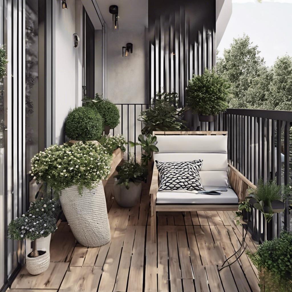 Intimate Oasis: Creative Small Balcony Design Ideas