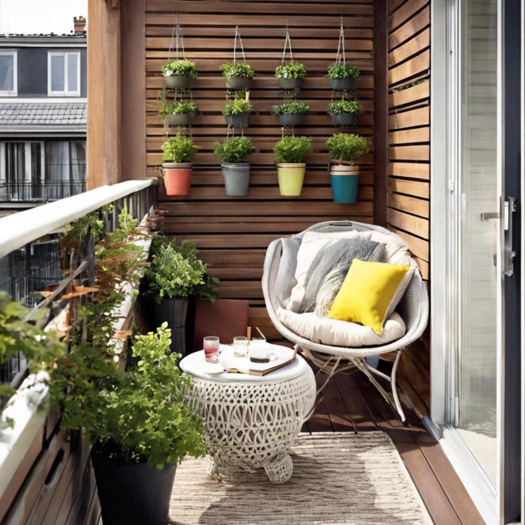 Cozy Escape: Small Balcony Design Ideas