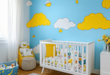 Sunny Skies and Playful Vibes: Baby Boy Room Design Ideas