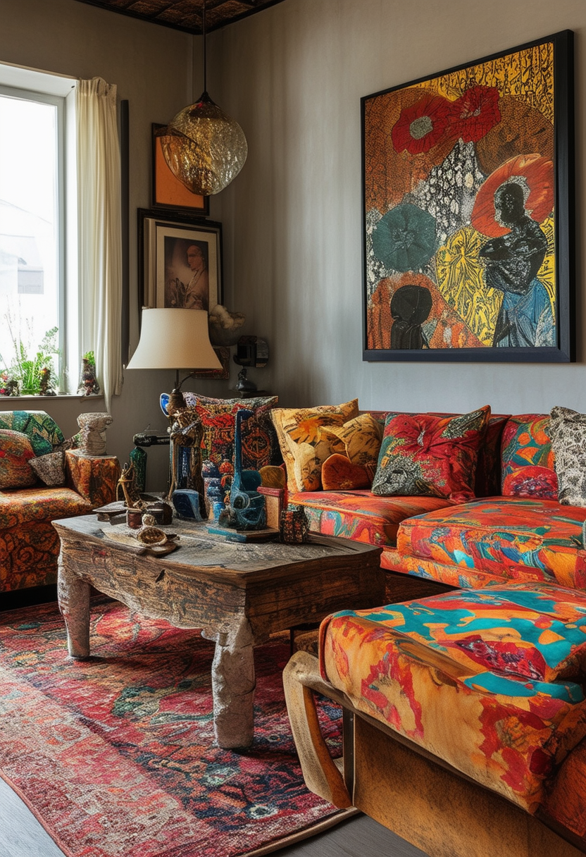The Art of Mixing: Embracing Eclectic Living Rooms