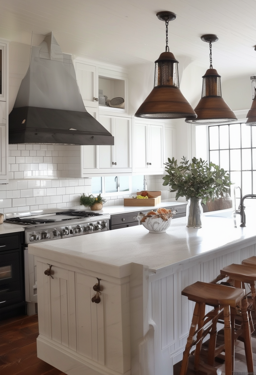 The Charm of a Contemporary Farmhouse Kitchen