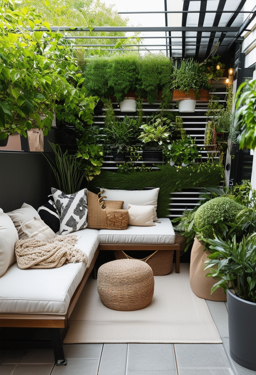 Tiny Terrace Transformation: Innovative Small Balcony Design Ideas