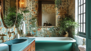 Unconventional Charm: Exploring the Eclectic Bathroom Trend