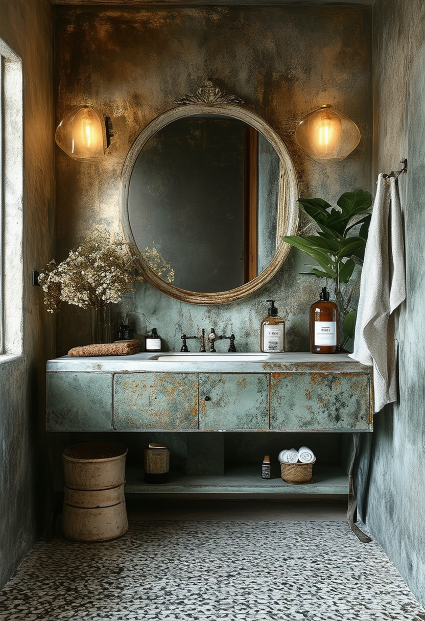 Unconventional Charm: The Allure of Eclectic Bathrooms