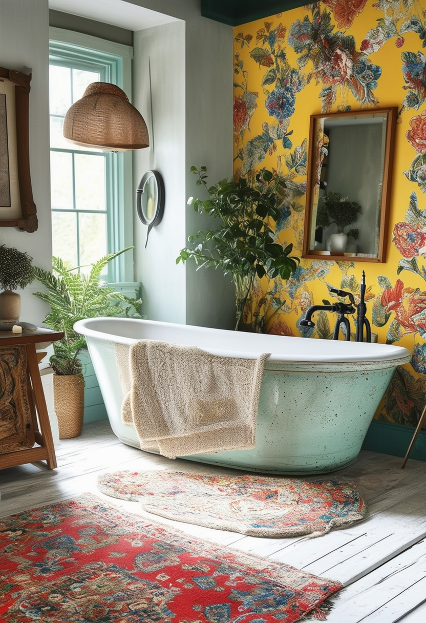 Unconventional Flair: Exploring the Eclectic Bathroom