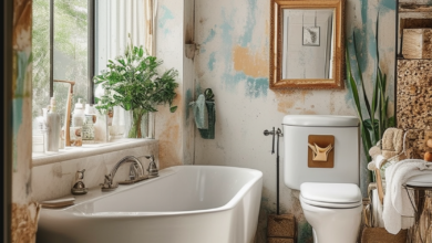 Unconventional Oasis: Exploring the Eclectic Bathroom Trend