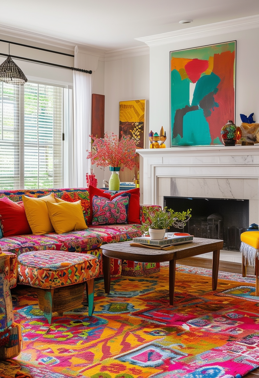 Uniquely Curated: The Essence of Eclectic Living Rooms