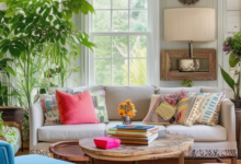 Vibrant Charm: How to Add Colorful Flair to a Small Living Room