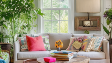 Vibrant Charm: How to Add Colorful Flair to a Small Living Room
