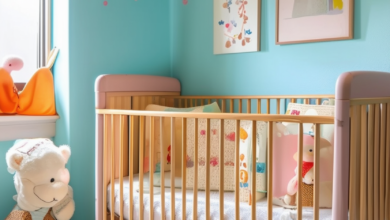 Vibrant Little Haven: A Tiny Nursery Bursting with Color