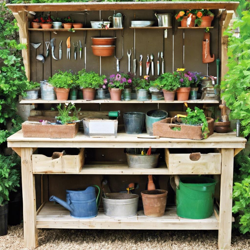 Crafting a Functional and ⁣Stylish ⁣Potting Bench