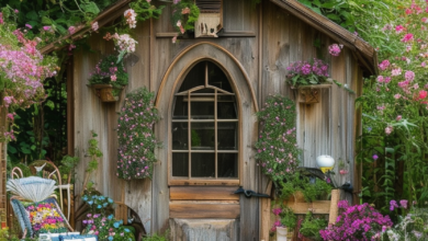 The Enchanting Charm of a Cottage Garden Shed
