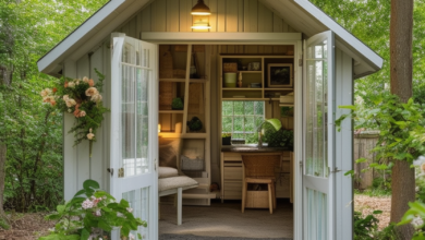 Tiny Sanctuary: The Perfect Backyard Shed for Small Spaces