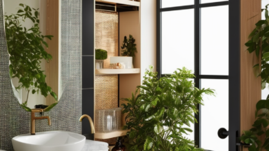 Vibrant Ideas for Compact Bathroom Design