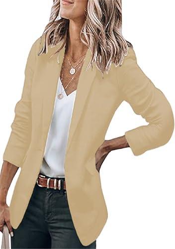 Here are some creatively neutral titles for the listed products, each within the character limit:



<ol>
<li>“Classic Women’s Stretchy Jean Jacket for Casual Style”</li>
<li>“Vintage-Inspired Tweed Blazer for Elegant Occasions”</li>
<li>“Affordable Tailored Blazer for Versatile Outfits”</li>
<li>“Chic Linen Blazer with Flared Sleeves for Women”</li>
<li>“Elegant Ribbons Blazer for Casual Business Looks”</li>
<li>“Casual Women’s Lapel Suit with Comfortable Fit”</li>
<li>“Timeless Louisa Jacket – Perfect for Any Wardrobe”</li>
<li>“Sleek Sleeveless Blazer Dress for Work or Events”</li>
<li>“Fashionable Open Front Knit Blazer for Office Wear”</li>
<li>“Springy Lapel Blazer Jackets for Business Casual Style”</li>
<li>“Casual Notch Lapel Blazer for Work and Daily Wear”</li>
</ol>
<p>“></p>
<h2>Stylish Modern Blazer for Versatile Occasions</h2>
<p>This women’s blazer is designed with a <strong>lapel collar</strong> and an <strong>open front style</strong>, making it a perfect blend of business and casual attire. The solid color offers a timeless appeal, while the semi-formal cut makes it suitable for various occasions—from work meetings to casual outings. It comes in multiple sizes, ensuring a comfortable fit for different body shapes. The blazer is crafted to flatter your silhouette and can easily be paired with jeans, casual pants, or dresses, adding to its versatility. Additionally, the fully lined interior adds a touch of luxury and comfort.</p>
<p>When considering this stylish addition to your wardrobe, there are several advantages to note. <strong>Pros include</strong> its affordability, versatile styling options, and machine-washable fabric, making it easy to maintain. However, a few <strong>cons</strong> could be the potential variation in color due to monitor settings and the need to refer to sizing images for the perfect fit. this blazer stands out as a functional yet fashionable choice for any modern woman’s closet.</p>
<p><a href=