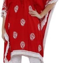 Handcrafted Chikankari Kaftan for Comfort and Style