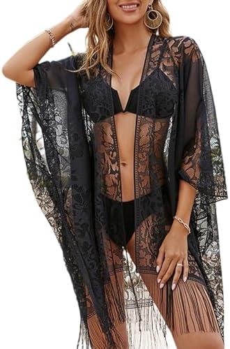 

<ol>
<li>Plus Size ‌Swimsuit Cover-Up, Short​ Sleeve ⁤& Stylish  </li>
<li>Chic Wedding Sarong Cover-Ups for ⁣Beach Lovers  </li>
<li>Criss Cross Wrap Beachwear Dress ⁢- Perfect for Summer  </li>
<li>Colorful Tropical Beach Cover-Ups⁢ with Tassel Details  </li>
<li>Lightweight Floral ‌Open Front Cardigan⁢ for Summer​ ⁤  </li>
<li>Women’s ⁢Floral Mini Tunic Dress with Pockets  </li>
<li>Sheer‌ Crochet‌ Long Sleeve Cover-Up for Swimmers  </li>
<li>Crochet Hollow Out Dress, Ideal for Beach Vacations  </li>
<li>V-Neck Button Down Beach Cover-Up Shirts for Casual Days ⁢  </li>
<li>UPF 50+ Long Sleeve Swim Cover-Up for Outdoor Fun  </li>
<li>Sexy⁤ Wide​ Leg Jumpsuit & Beach Set for Summer Vibes‌  </li>
<li>Striped ⁤Hollow ⁣Out ⁤Swimwear Cover-Up for ​Women ​  </li>
<li>Sexy High Waist Crochet Cover-Up ⁤Skirt ⁤for Swimmers</li>
</ol>
<p>“></p>
<h2>Stylish Black Lace Kimono Swimsuit ⁣Cover Up with Fringe Details</h2>
<p>This⁣ chic coverup combines <strong>delicate lace</strong> with <strong>eye-catching fringe</strong>, making it a standout piece for any beach outing. Designed with a ‍loose, kimono-inspired silhouette, it offers a‌ comfortable fit that allows effortless movement, perfect for those sunny days by the sea. The ‍lightweight material ensures you stay ⁣cool‍ while providing coverage from the sun’s ⁣rays. Transitioning from beach ⁢to⁢ brunch is a breeze ‍with this versatile piece, as it pairs effortlessly over your favorite bikini​ or swimsuit.</p>
<p>However, there​ are a few considerations to ⁢keep in mind. The sheer nature of the lace may not provide full coverage⁣ for those who prefer a bit more‌ modesty, which could be ⁢a downside for some. Additionally, the <a href=