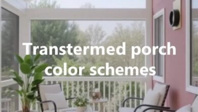 Transforming Outdoor Spaces: Inspiring Color Schemes for Your Screened Porch Oasis