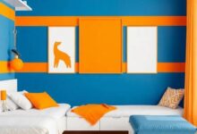 Vibrant Escape: Designing a Boys’ Room with Striking Orange Accents