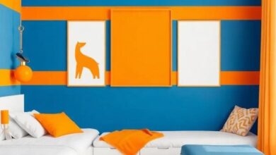 Vibrant Escape: Designing a Boys’ Room with Striking Orange Accents