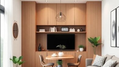 Maximizing Space: Creative Solutions for Small Living Rooms with Dining and Storage Areas