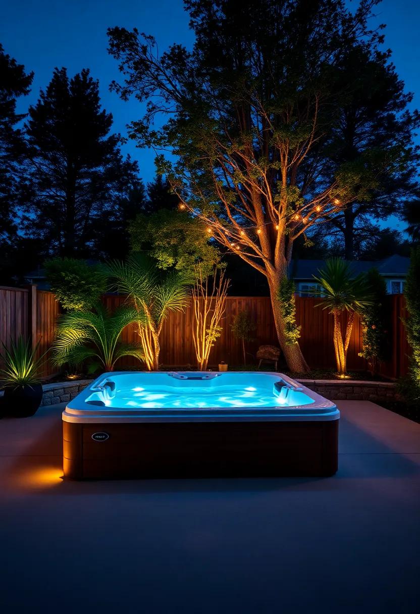 Lighting Ambience: Innovative Ways to‍ Illuminate Your Hot Tub ‌Setting