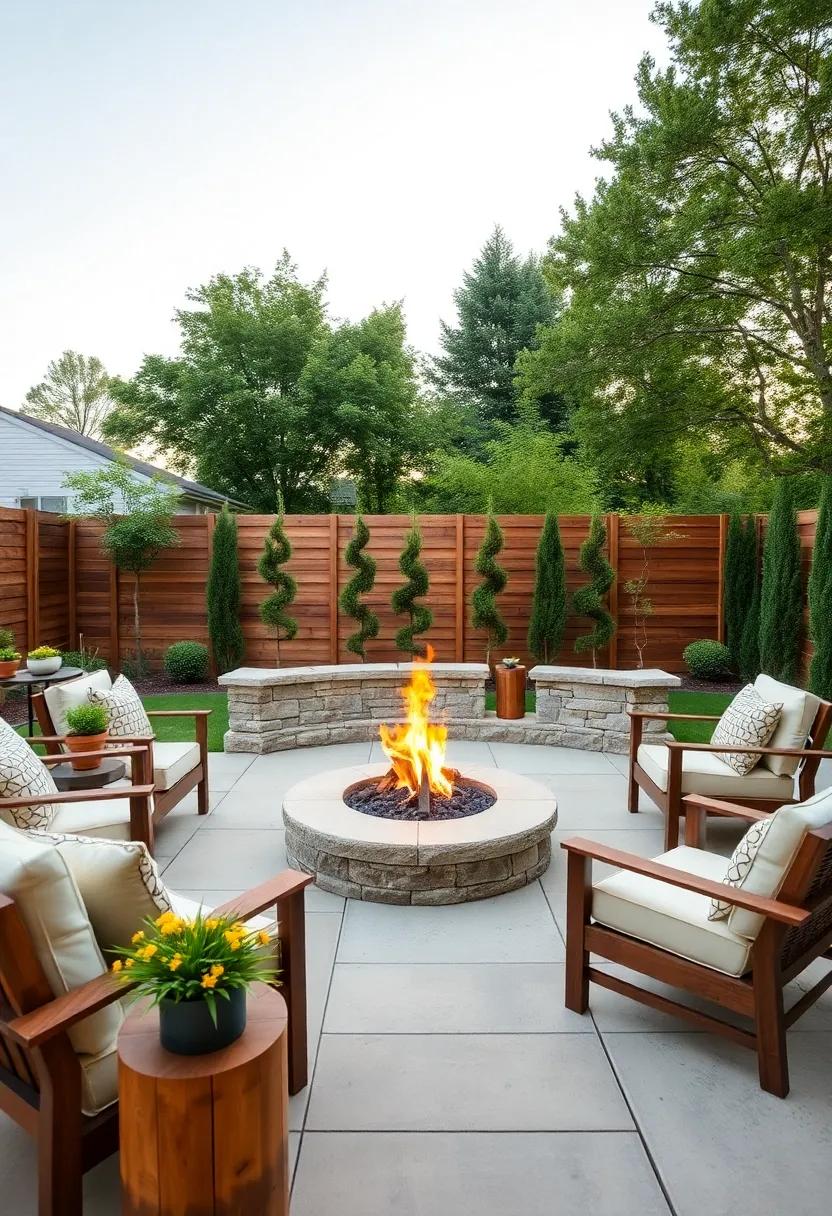 Crafting an Inviting‌ Focal ⁣Point with Unique⁢ Firepit Designs