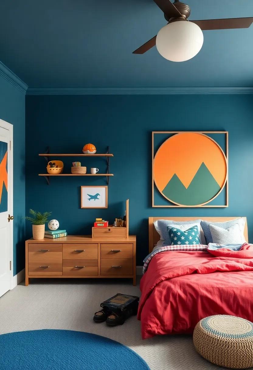 Incorporating Adventure Themes Through Bold ⁢Paint Choices ​in‌ Boys' Rooms