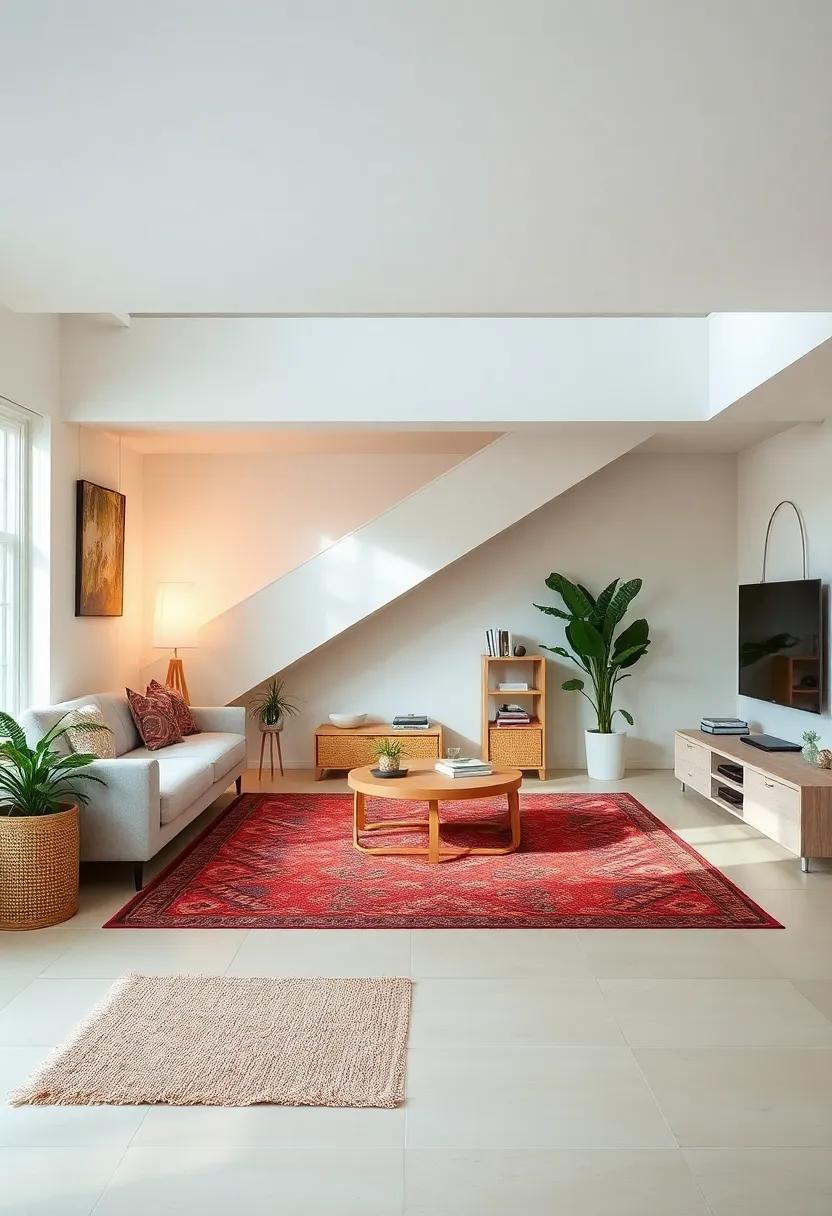 Layered Comfort: Choosing Rugs to Enrich the Understairs Living Experience