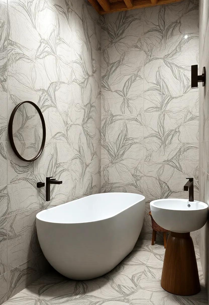 Elegant Tile designs Featuring nature-Inspired patterns